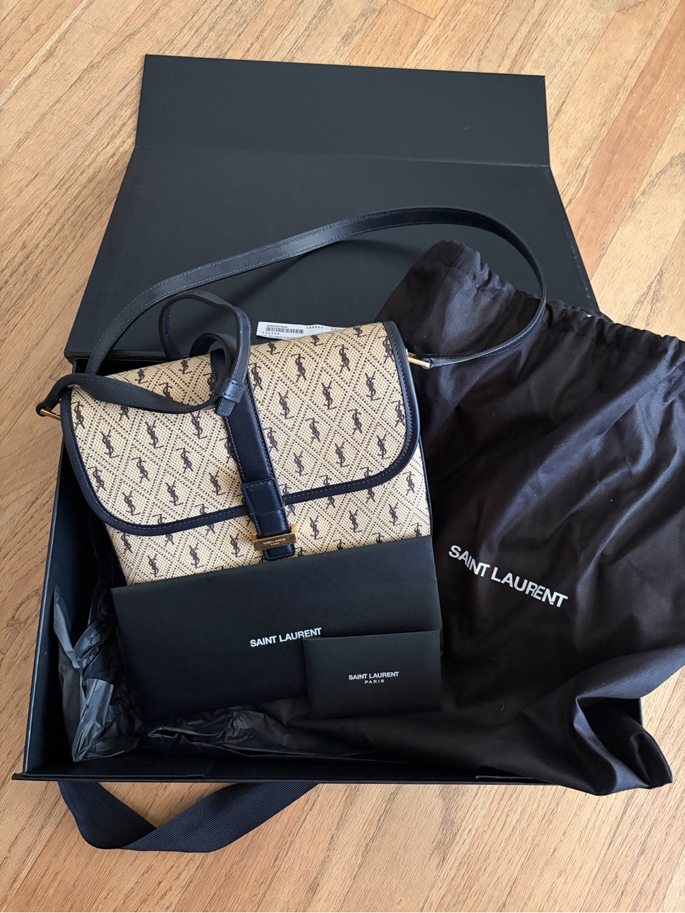 Saint Laurent YSL Le Monogramme Crossbody Bag Full Set Excellent